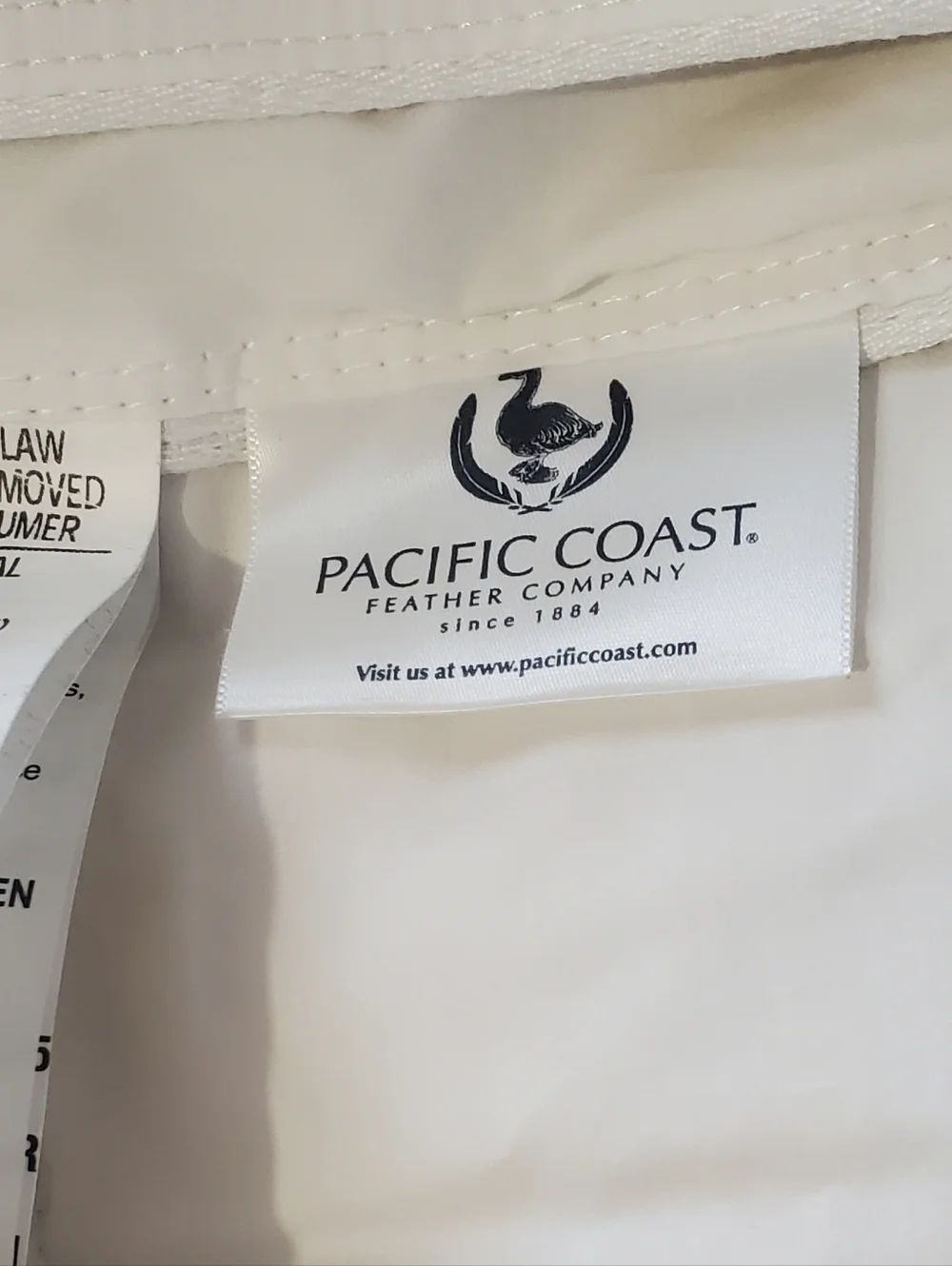 NEW Pacific Coast Feather Company King Down Comforter/Duvet Hotel-Style Bedding.